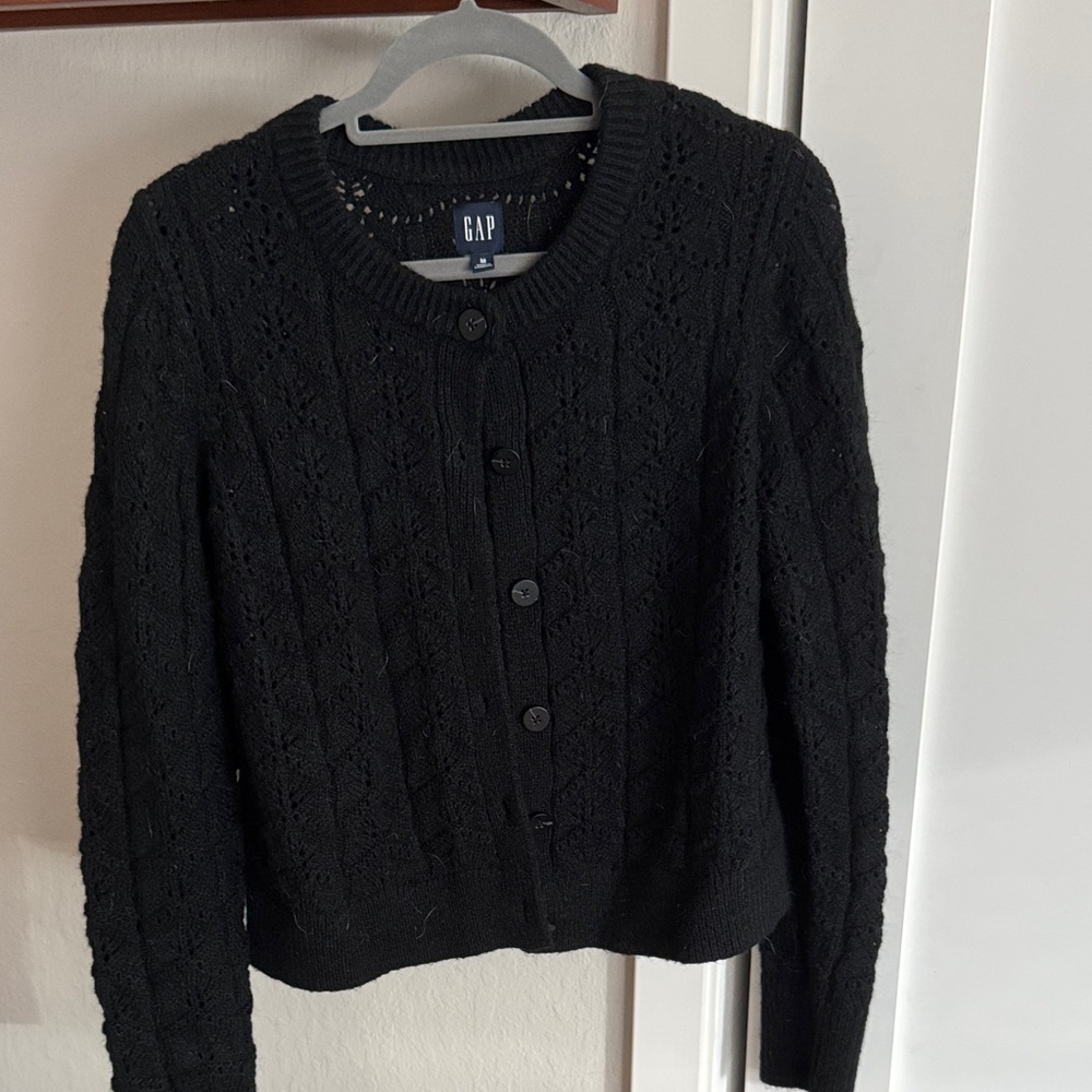 GAP Women's Elegant Black Cardigan